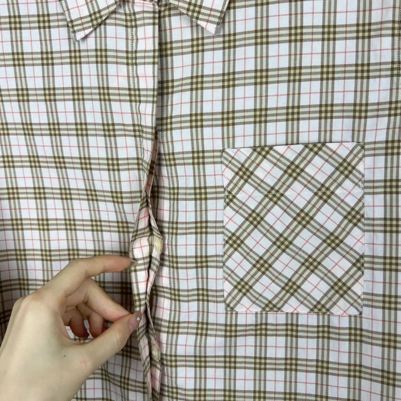 Burberry Burberry Light Pink Cotton Women's Shirt Size ONE SIZE - 3 Thumbnail