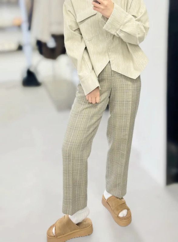 Burberry Burberry Color Block Wool Casual Pants Size 23" - 2 Thumbnail