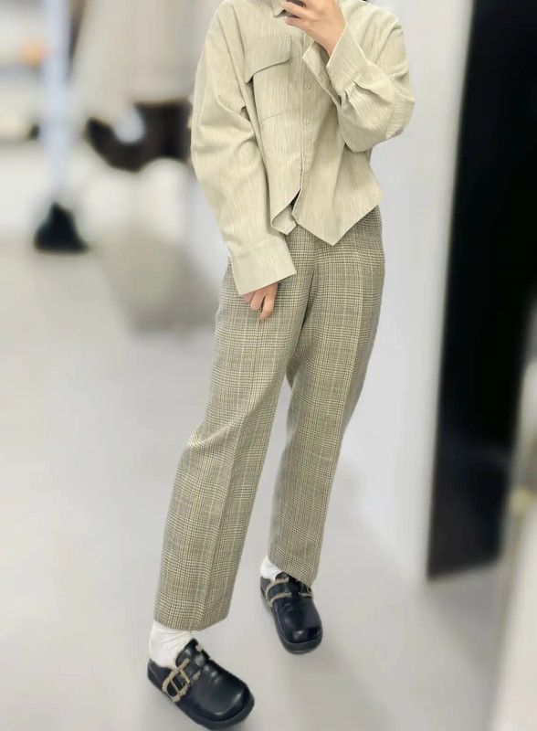 Burberry Burberry Color Block Wool Casual Pants Size 23" - 3 Thumbnail