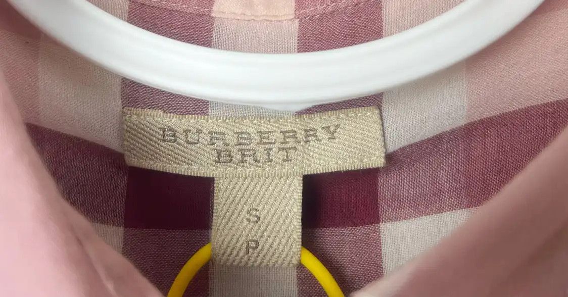 Burberry Pink Cotton Women\'s Shirt S Size