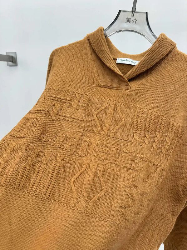 Burberry Burberry Camel Wool Knit Sweater for Women Size M / US 6-8 / IT 42-44 - 6 Thumbnail
