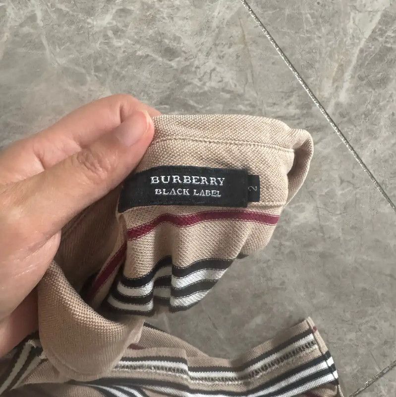 Burberry Burberry Brown Stripe Short-Sleeve Shirt Size M / US 6-8 / IT 42-44 - 8 Thumbnail