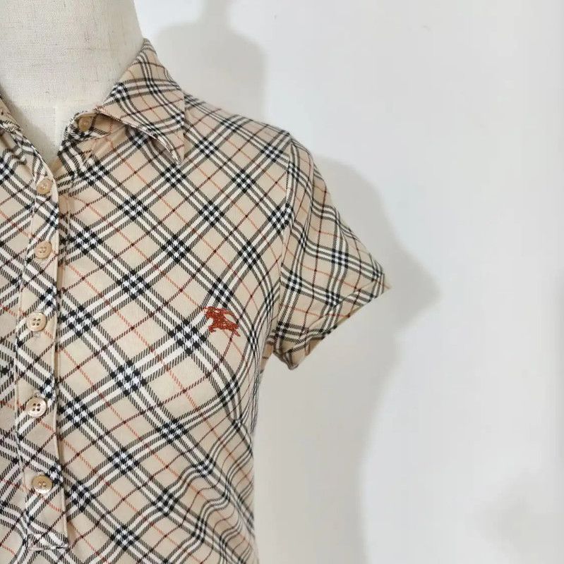 Burberry Burberry Women's Summer Plaid Cotton T-Shirt Size M / US 6-8 / IT 42-44 - 2 Thumbnail