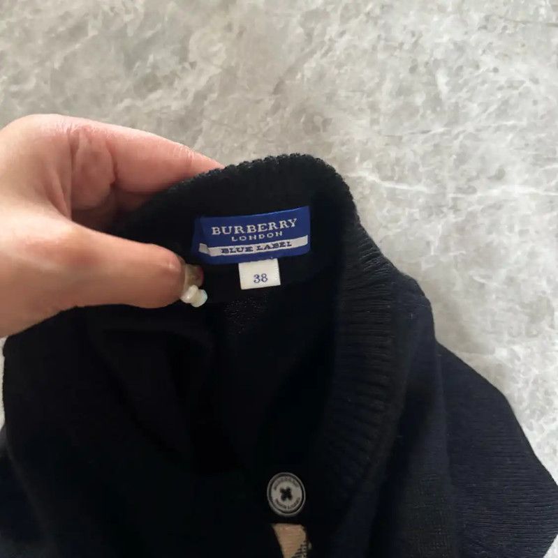 Burberry Burberry Black Wool Short Sleeve T-Shirt Size M / US 6-8 / IT 42-44 - 7 Thumbnail