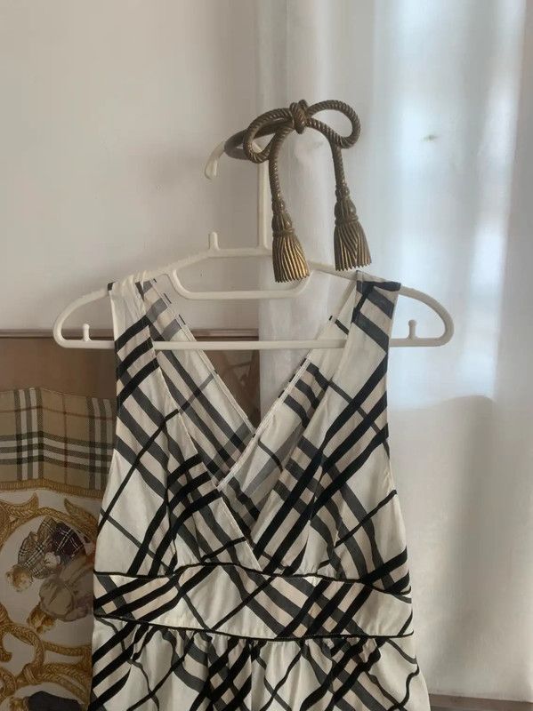 Burberry Burberry White Cotton Women's Dress Size M / US 6-8 / IT 42-44 - 5 Thumbnail
