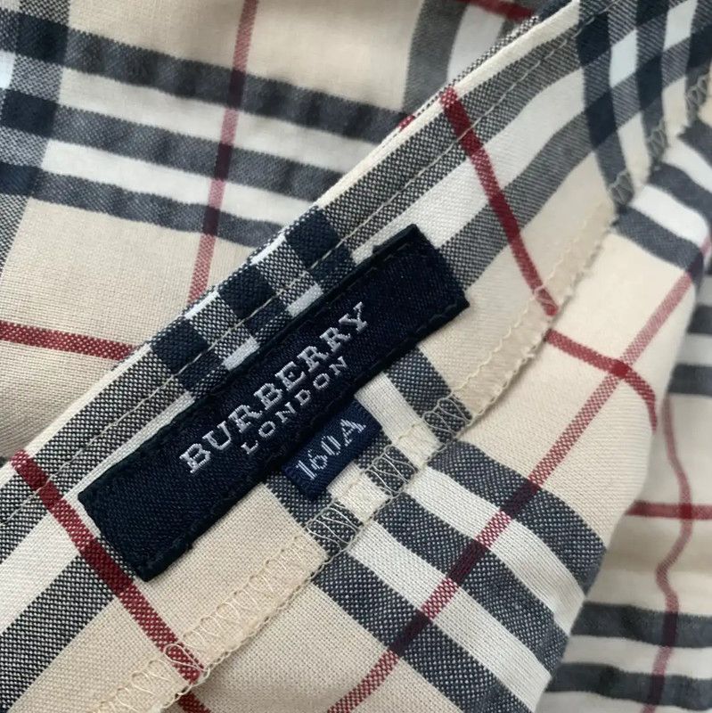 Burberry Burberry Khaki Cotton Pleated Skirt Size 23" - 4 Thumbnail