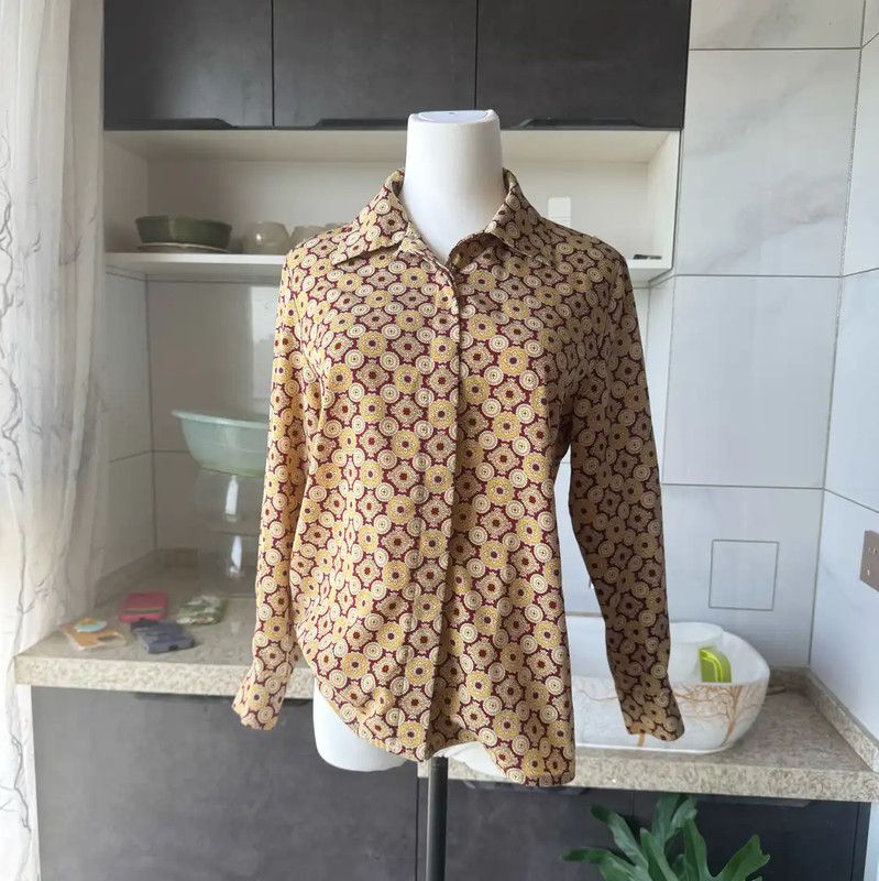 Burberry Burberry Colorful Long Sleeve Blouse for Women Size XL / US 12-14 / IT 48-50 - 3 Thumbnail