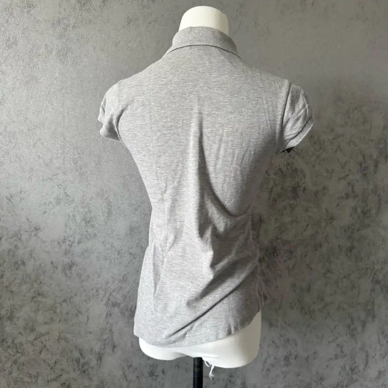 Burberry Burberry Gray Cotton Blend Polo Shirt Size S / US 4 / IT 40 - 6 Thumbnail