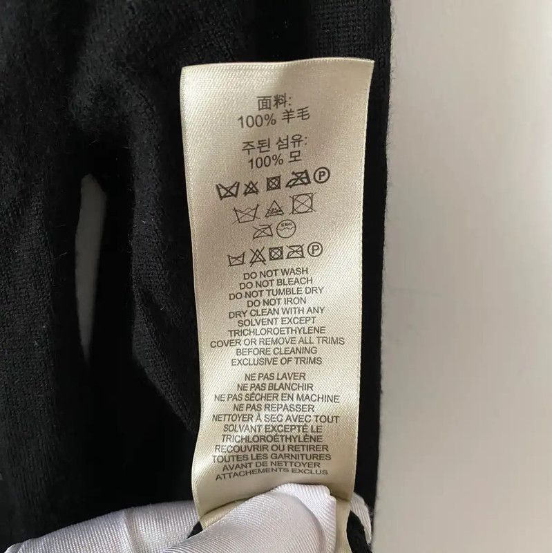 Burberry Burberry Black Wool Long Sleeve Cardigan for Women Size S / US 4 / IT 40 - 10 Thumbnail
