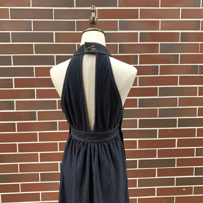 Burberry Burberry Blue Cotton Dress for Women Size S / US 4 / IT 40 - 3 Thumbnail