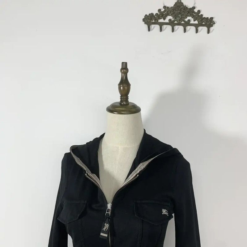 Burberry Burberry Black Cotton Long Sleeve Cardigan Size M / US 6-8 / IT 42-44 - 2 Thumbnail