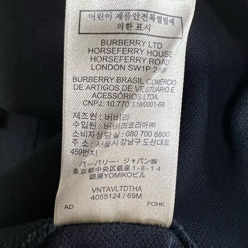 Burberry Burberry Black Cotton Women's Polo Shirt Size S / US 4 / IT 40 - 4 Thumbnail