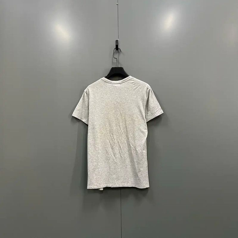 Burberry Burberry Gray Cotton Logo Short Sleeve T-Shirt Size M / US 6-8 / IT 42-44 - 2 Thumbnail