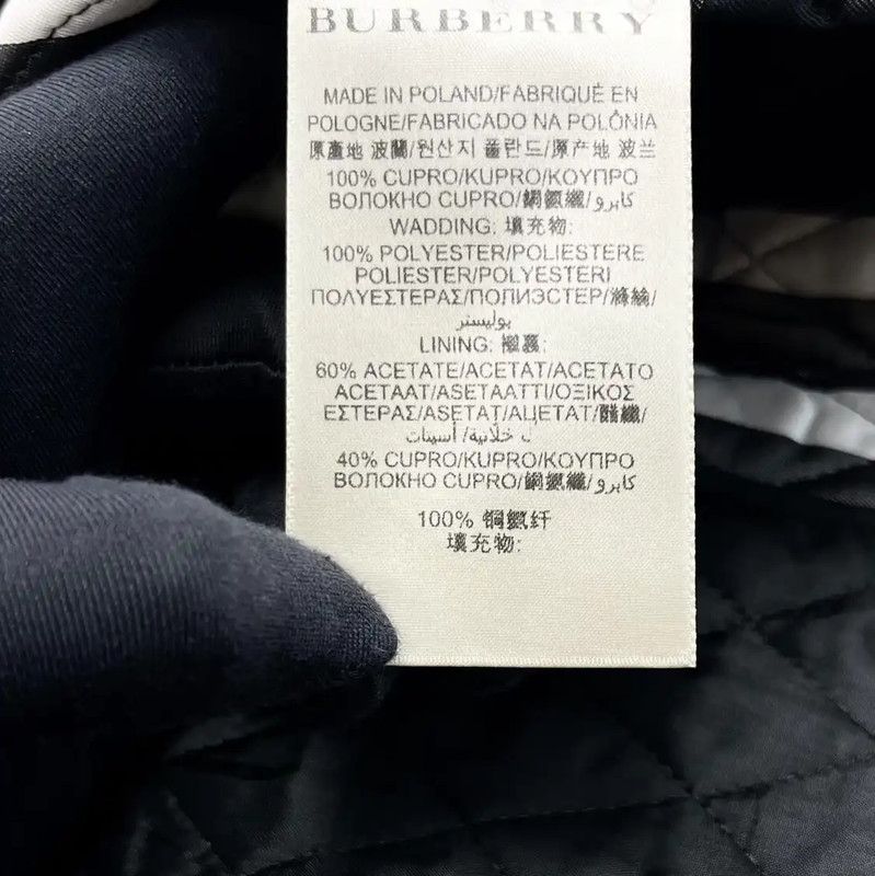 Burberry Burberry Black Quilted Check Jacket Size S / US 4 / IT 40 - 3 Thumbnail