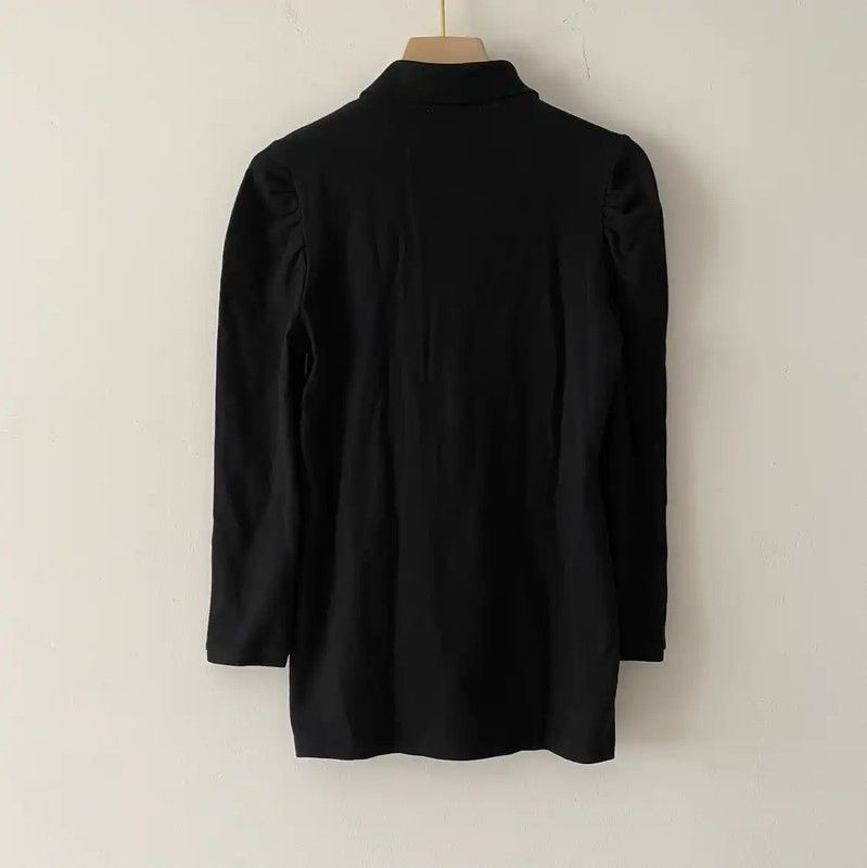 Burberry Burberry Black Cotton Long Sleeve T-Shirt Size S / US 4 / IT 40 - 2 Thumbnail
