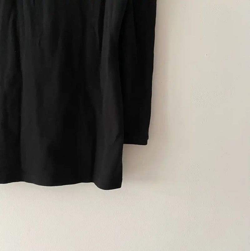 Burberry Burberry Black Cotton Long Sleeve T-Shirt Size S / US 4 / IT 40 - 5 Thumbnail