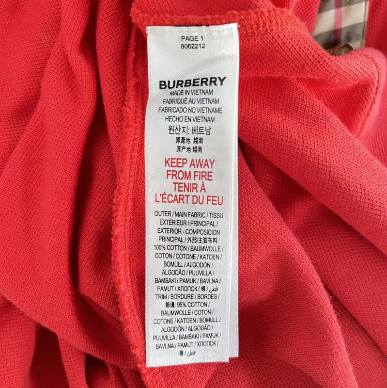 Burberry Burberry Red Summer Dress for Women Size XS / US 0-2 / IT 36-38 - 6 Thumbnail