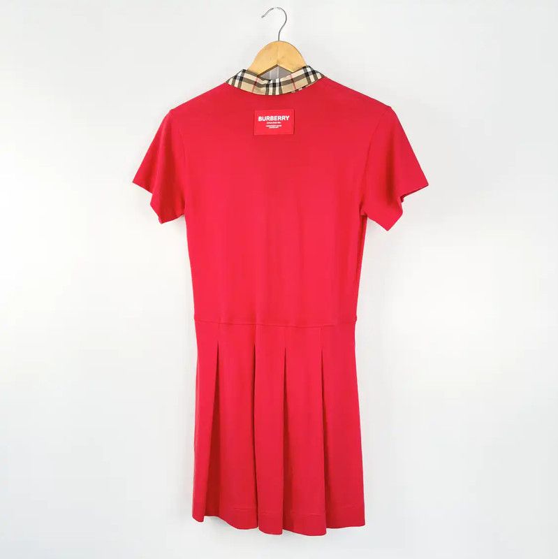 Burberry Burberry Red Summer Dress for Women Size XS / US 0-2 / IT 36-38 - 2 Thumbnail