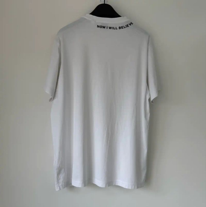 Burberry Burberry White Cotton Logo T-shirt for Women Size S / US 4 / IT 40 - 2 Thumbnail