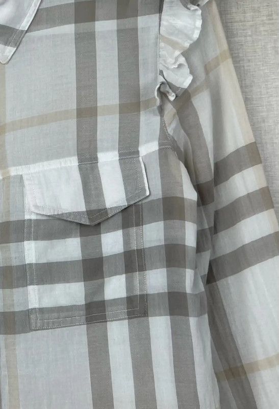 Burberry Burberry Color-Block Cotton Women’s Shirt Size XL / US 12-14 / IT 48-50 - 3 Thumbnail