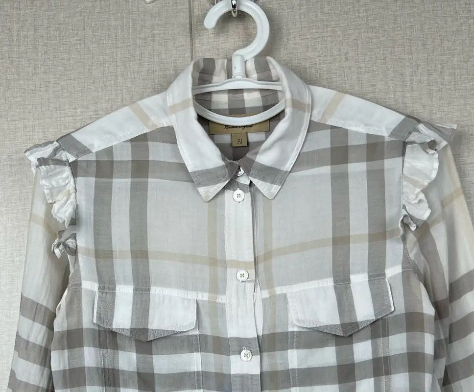 Burberry Burberry Color-Block Cotton Women’s Shirt Size XL / US 12-14 / IT 48-50 - 2 Thumbnail
