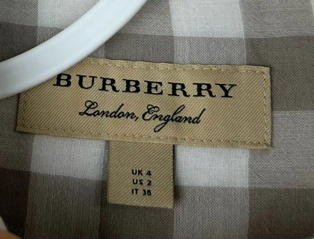 Burberry Burberry Color-Block Cotton Women’s Shirt Size XL / US 12-14 / IT 48-50 - 4 Thumbnail