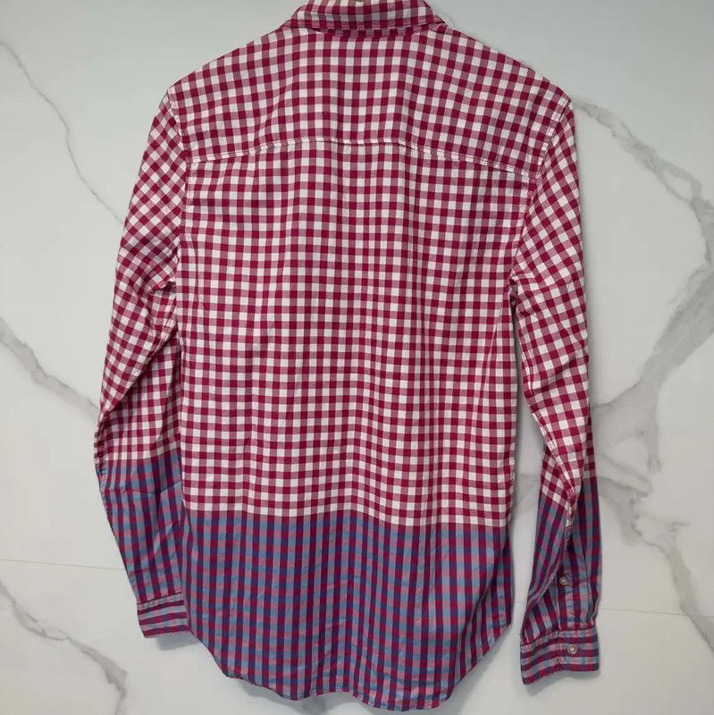 Burberry Burberry Pink Check Cotton Long Sleeve Shirt Size S / US 4 / IT 40 - 2 Thumbnail