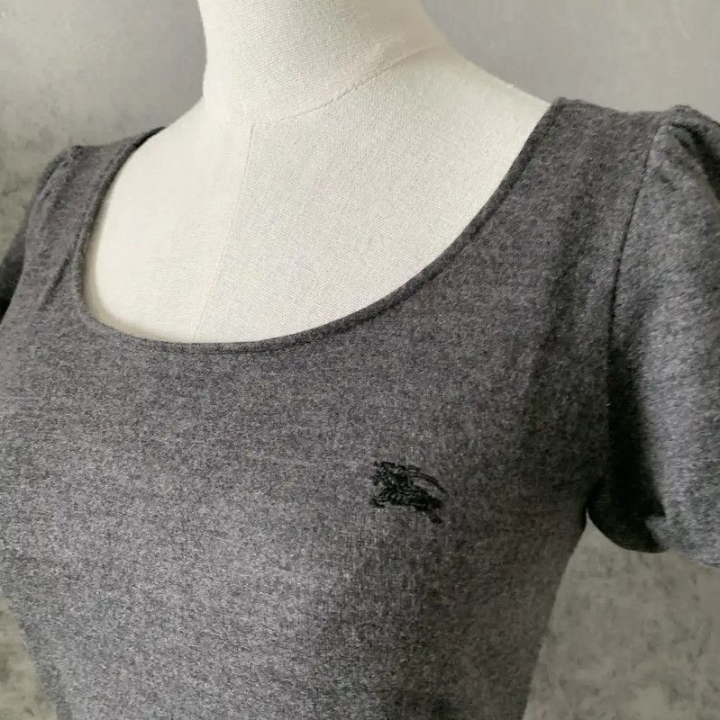 Burberry Burberry Women’s Charcoal Gray Short Sleeve T-Shirt Size M / US 6-8 / IT 42-44 - 8 Thumbnail