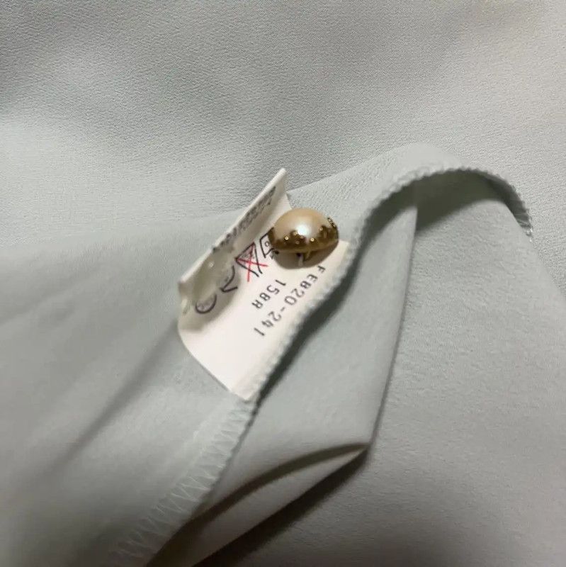 Burberry Burberry Blue Long Sleeve Women's Shirt Size XL / US 12-14 / IT 48-50 - 4 Thumbnail