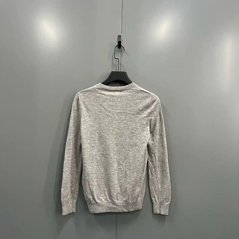 Burberry Burberry Gray Wool Long Sleeve Knit Top Size S / US 4 / IT 40 - 5 Thumbnail