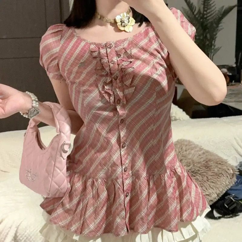 Burberry Burberry Pink Cotton Short Sleeve T-Shirt Size S / US 4 / IT 40 - 2 Thumbnail