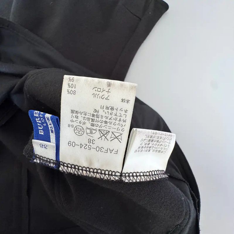 Burberry Burberry Black Wool Blend Short Sleeve Dress Size M / US 6-8 / IT 42-44 - 8 Thumbnail