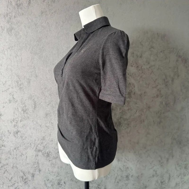 Burberry Burberry Gray Short Sleeve Polo T-Shirt Size S / US 4 / IT 40 - 3 Thumbnail