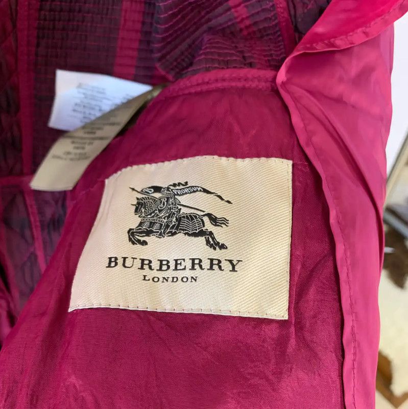 Burberry Burberry Women's Quilted Pink Jacket Size ONE SIZE - 3 Thumbnail