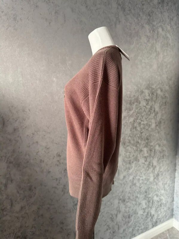 Burberry Burberry Brown Green Wool Long Sleeve Sweater Size M / US 6-8 / IT 42-44 - 3 Thumbnail