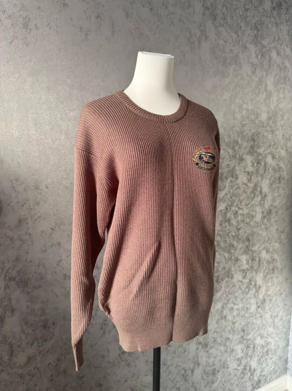 Burberry Burberry Brown Green Wool Long Sleeve Sweater Size M / US 6-8 / IT 42-44 - 2 Thumbnail