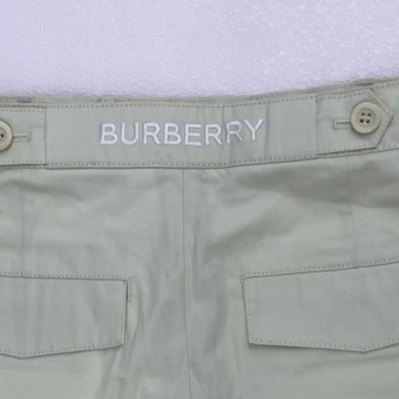 Burberry Burberry Women's Light Green Cotton Shorts Size 30" / US 8 / IT 44 - 3 Thumbnail