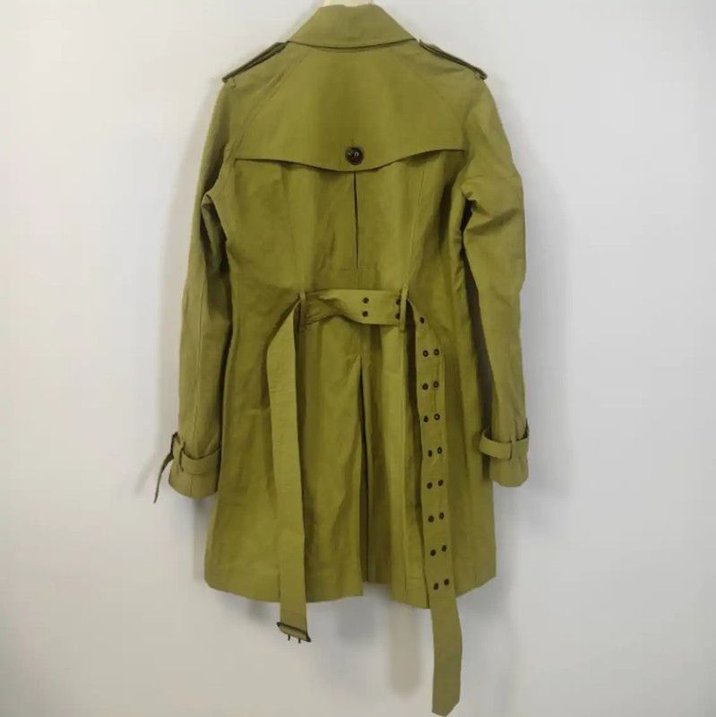 Burberry Burberry Women's Fluorescent Green Trench Coat Size ONE SIZE - 2 Thumbnail