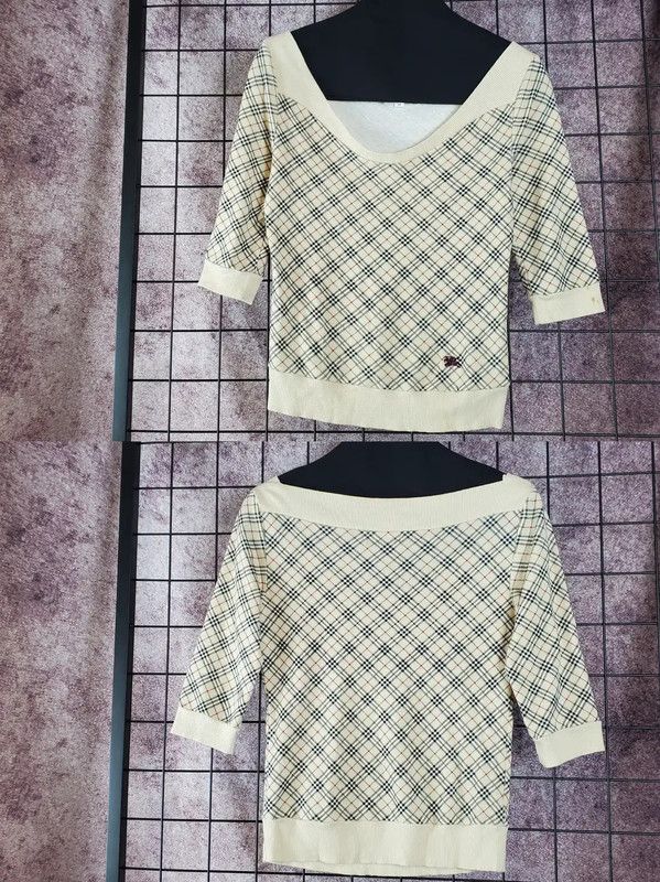 Burberry Burberry Khaki Cotton Short Sleeve T-Shirt Size M / US 6-8 / IT 42-44 - 3 Thumbnail