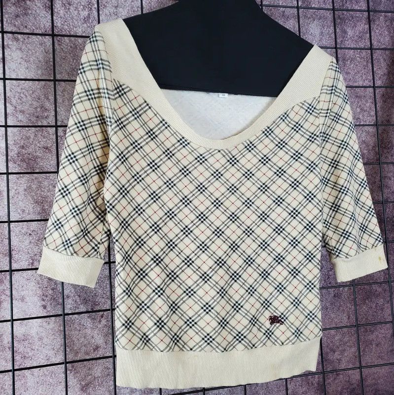 Burberry Burberry Khaki Cotton Short Sleeve T-Shirt Size M / US 6-8 / IT 42-44 - 4 Thumbnail