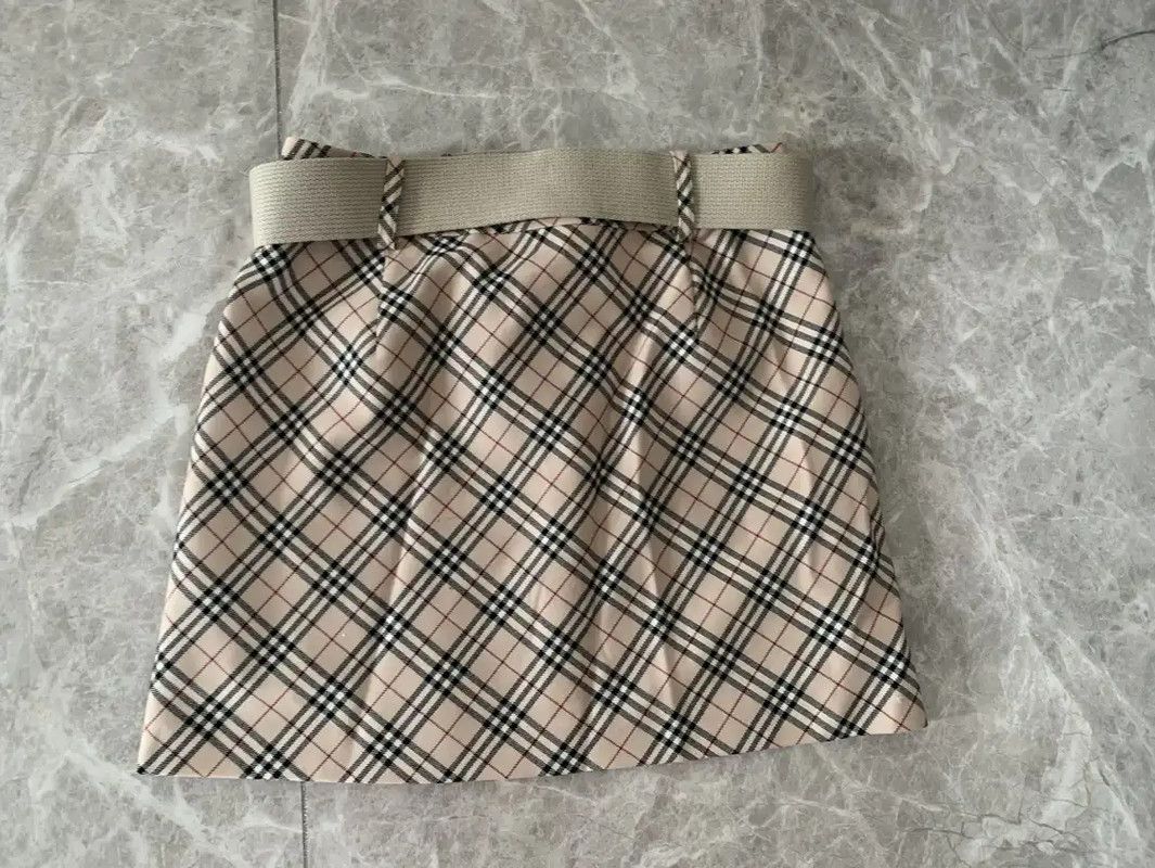 Burberry Burberry Khaki Wool Blend Short Skirt Size 23" - 7 Thumbnail