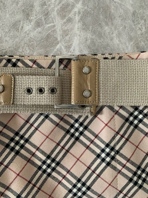 Burberry Burberry Khaki Wool Blend Short Skirt Size 23" - 4 Thumbnail