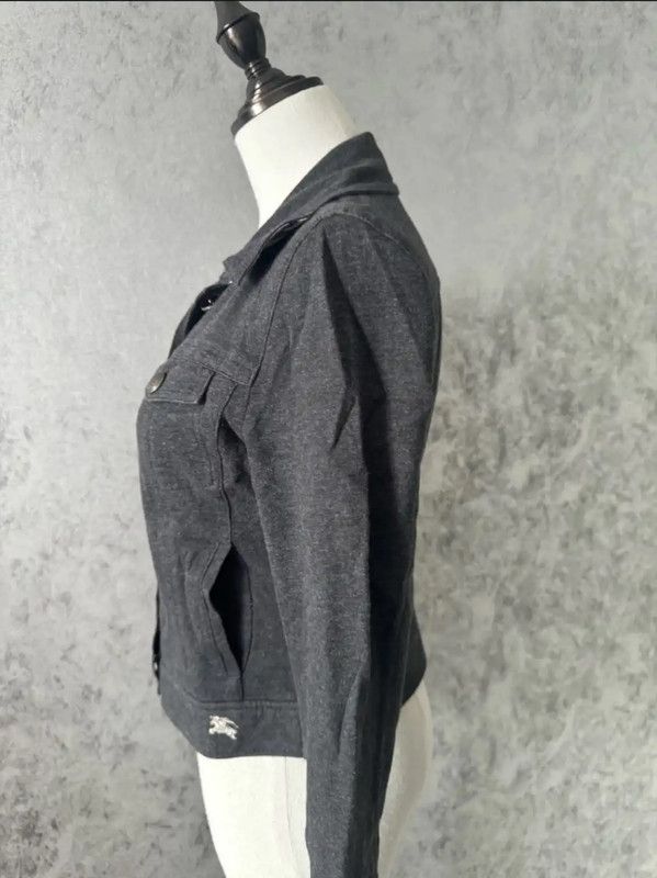 Burberry Burberry Gray Cotton-Blend Long Sleeve Cardigan Size M / US 6-8 / IT 42-44 - 6 Thumbnail