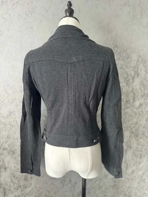 Burberry Burberry Gray Cotton-Blend Long Sleeve Cardigan Size M / US 6-8 / IT 42-44 - 7 Thumbnail