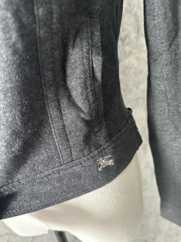 Burberry Burberry Gray Cotton-Blend Long Sleeve Cardigan Size M / US 6-8 / IT 42-44 - 4 Thumbnail