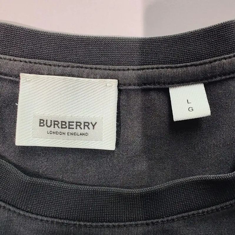 Burberry Burberry Black Cotton Women's T-Shirt Size L / US 10 / IT 46 - 4 Thumbnail
