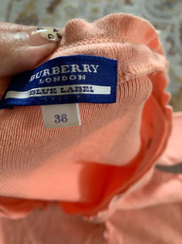Burberry Burberry Pink Cotton Long Cardigan for Women Size M / US 6-8 / IT 42-44 - 7 Thumbnail