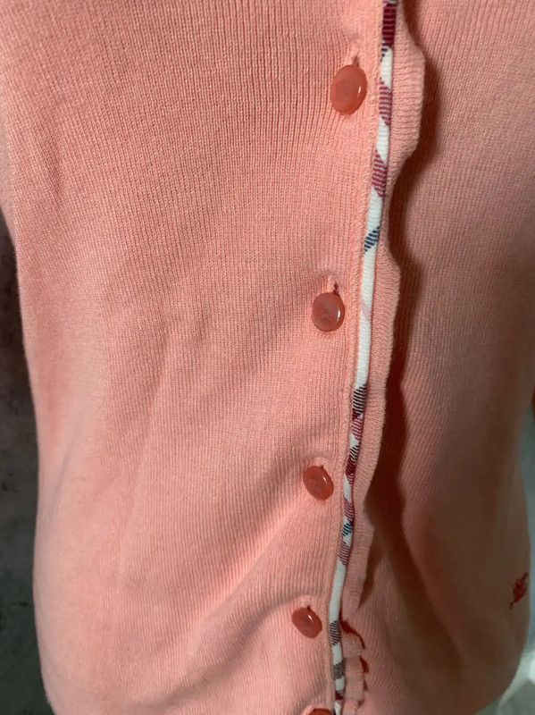 Burberry Burberry Pink Cotton Long Cardigan for Women Size M / US 6-8 / IT 42-44 - 5 Thumbnail
