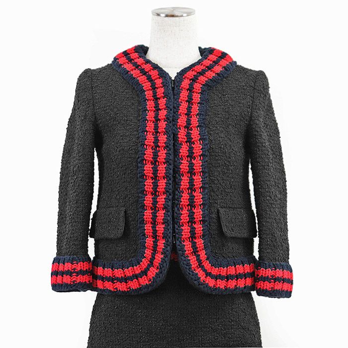 Gucci Gucci Gucci Tweed Knit Setup Others Suits DUTY FREE for USA Size ONE SIZE - 3 Thumbnail