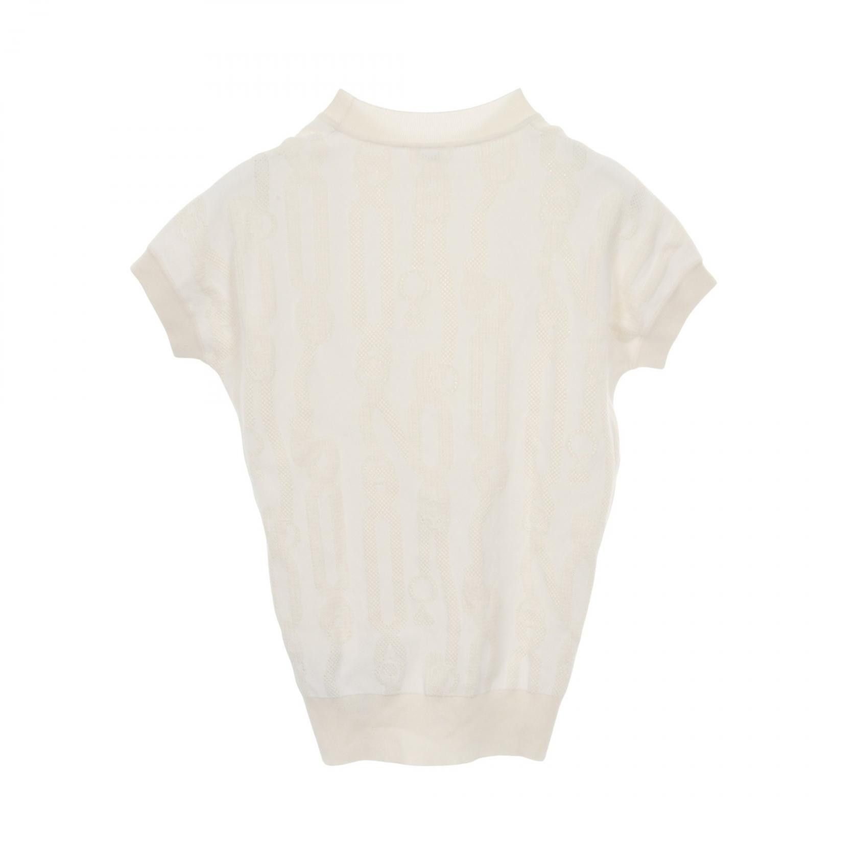 Hermes Hermes Hermes Parfleur Remix Silk Rayon Cotton Knitwear Cotton Tops DUTY FREE for USA Size ONE SIZE - 2 Thumbnail